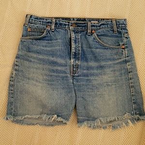 Vintage Levi Jean cut off shorts